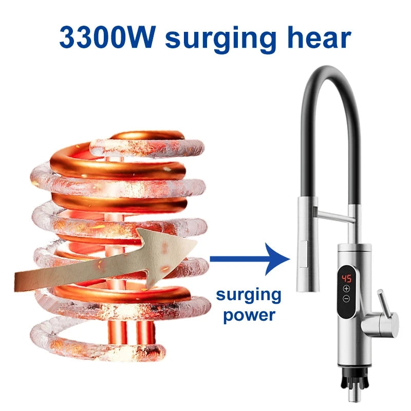 Instant Heating Electric Kitchen Faucet